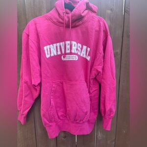 Universal Fuchsia Hoodie with Logo
